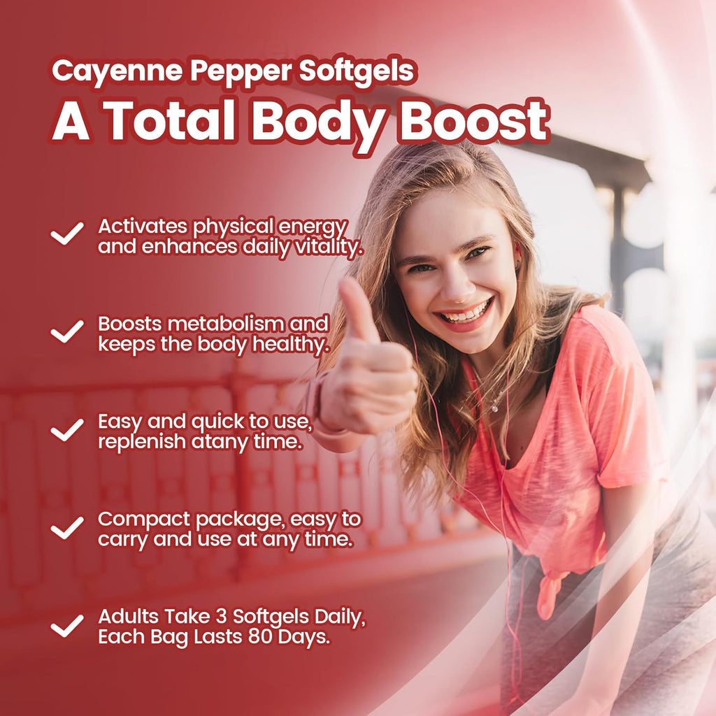 Cayenne Pepper Softgels Supplement