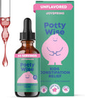 JoySpring Potty Wise Drops – Natural Constipation Relief for Kids & Toddlers – Elderberry, Licorice Root Extract, Fennel Seed & Senna – Sugar-Free Vegan Liquid Blend Supplement (1 fl oz) 30 Servings