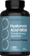 Hyaluronic Acid + MSM, 120 Capsules