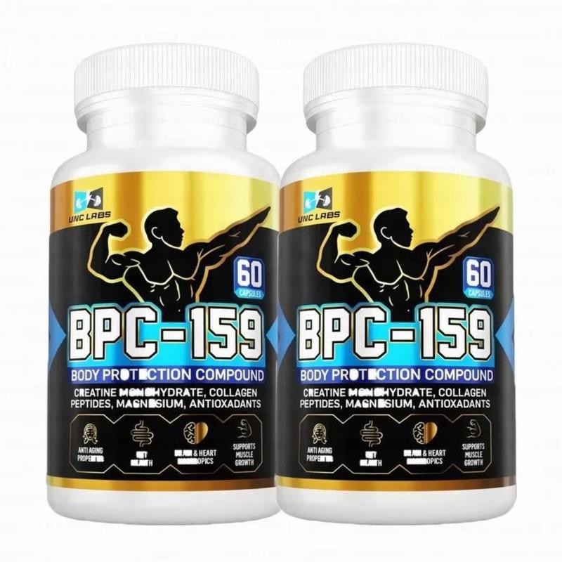 Creatine & Collagen Peptide Capsules for Muscle & Joint Support, 60ct